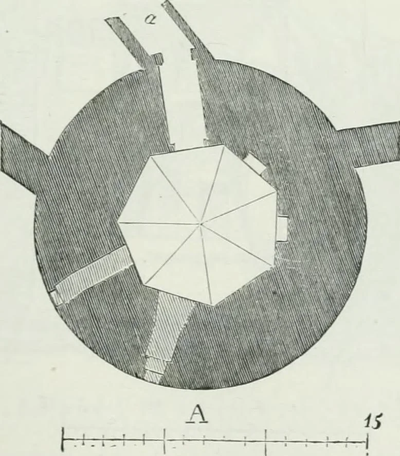 An illustration from Dictionnaire raisonné de l'architecture française du XIe au XVIe siècle, 1875, leaf 194