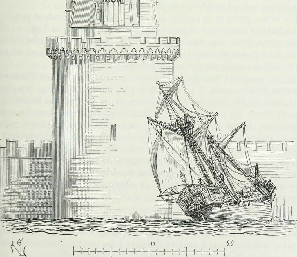 An illustration from Dictionnaire raisonné de l'architecture française du XIe au XVIe siècle, 1875, leaf 196