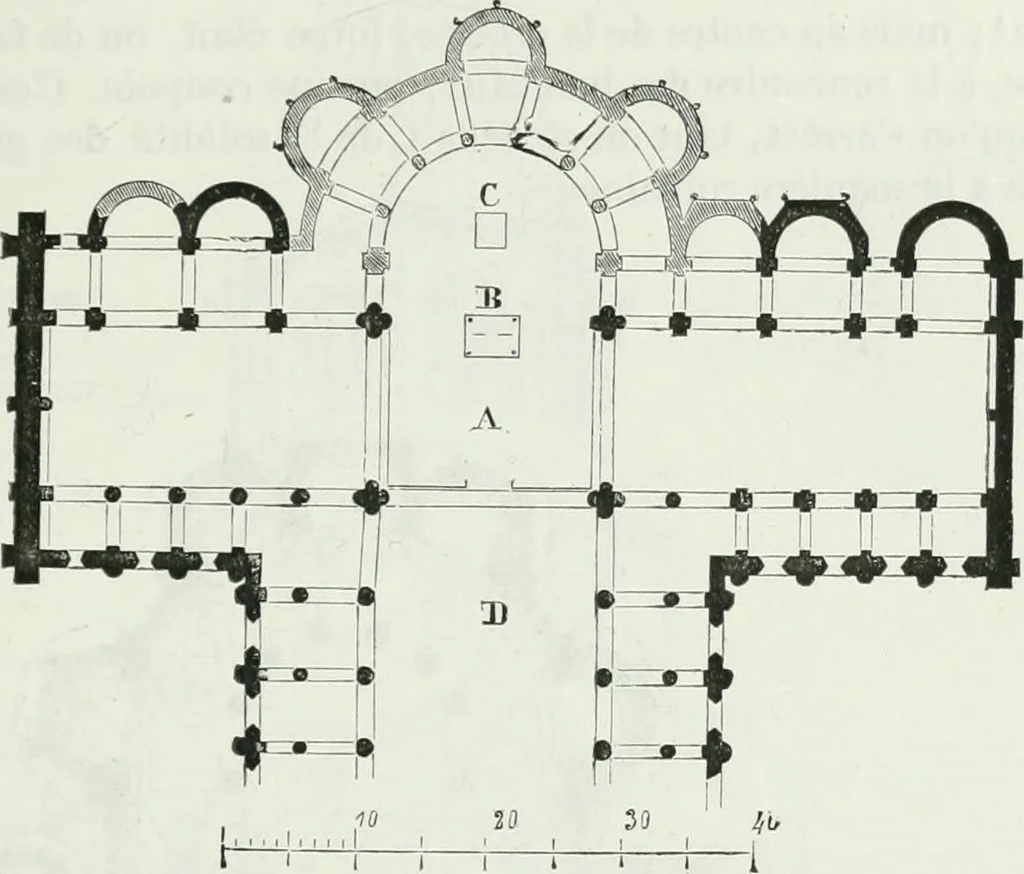 An illustration from Dictionnaire raisonné de l'architecture française du XIe au XVIe siècle, 1875, leaf 226