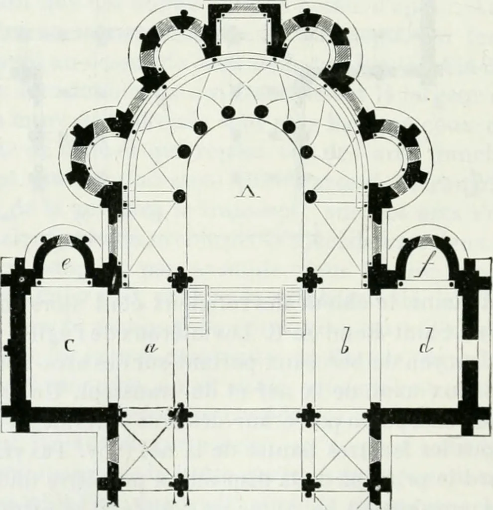An illustration from Dictionnaire raisonné de l'architecture française du XIe au XVIe siècle, 1875, leaf 227
