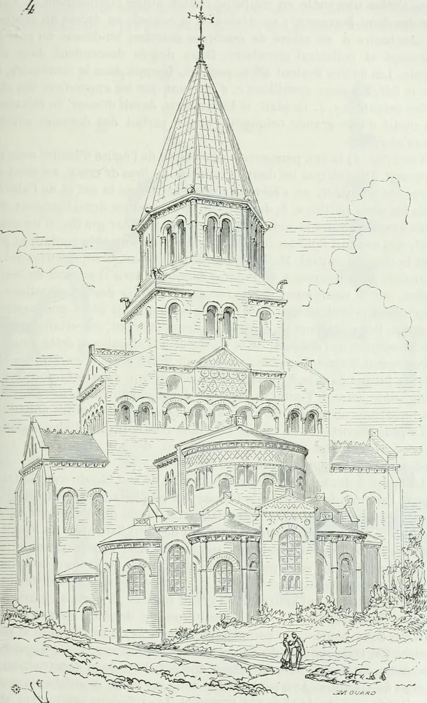 An illustration from Dictionnaire raisonné de l'architecture française du XIe au XVIe siècle, 1875, leaf 228