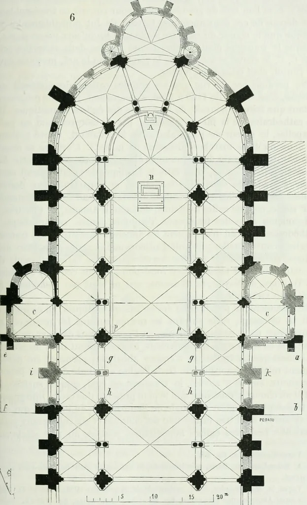 An illustration from Dictionnaire raisonné de l'architecture française du XIe au XVIe siècle, 1875, leaf 232