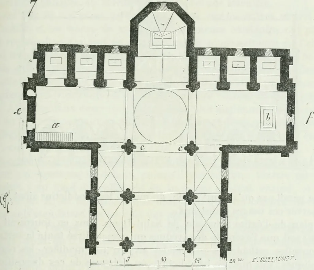 An illustration from Dictionnaire raisonné de l'architecture française du XIe au XVIe siècle, 1875, leaf 234