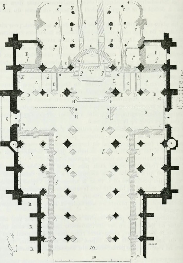 An illustration from Dictionnaire raisonné de l'architecture française du XIe au XVIe siècle, 1875, leaf 237