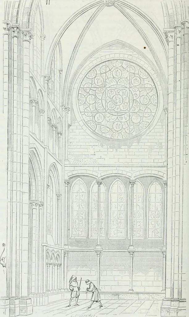 An illustration from Dictionnaire raisonné de l'architecture française du XIe au XVIe siècle, 1875, leaf 241