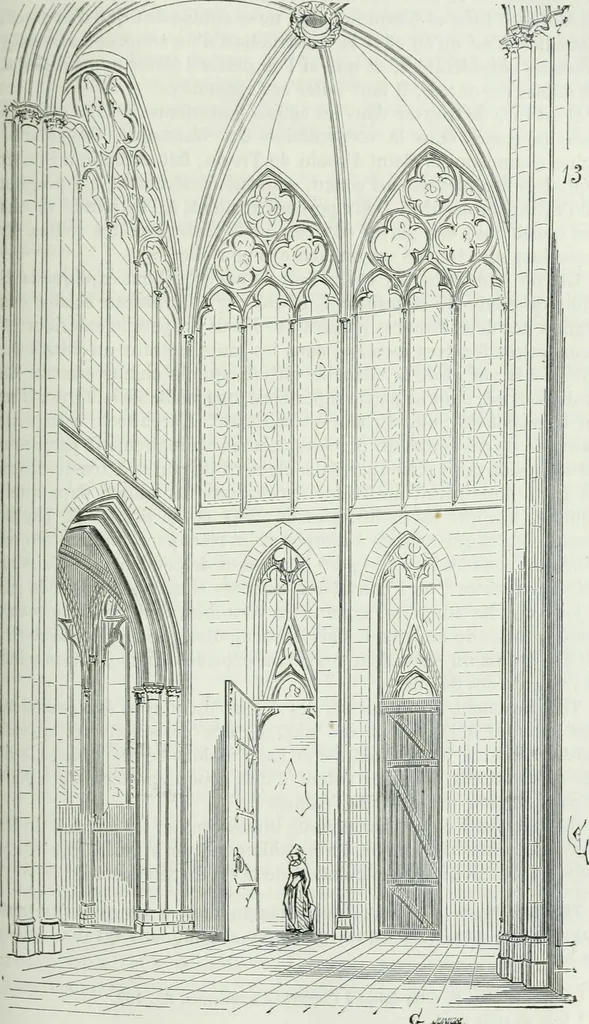 An illustration from Dictionnaire raisonné de l'architecture française du XIe au XVIe siècle, 1875, leaf 246