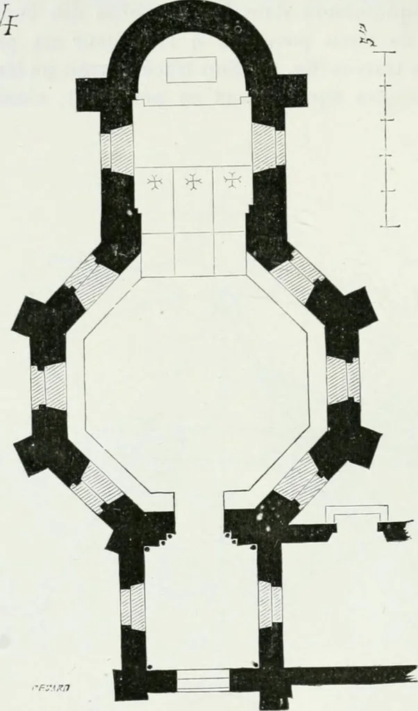 An illustration from Dictionnaire raisonné de l'architecture française du XIe au XVIe siècle, 1875, leaf 27
