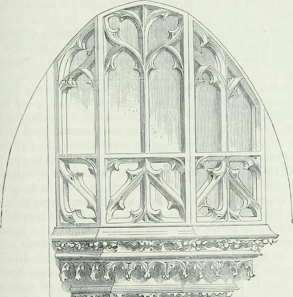 An illustration from Dictionnaire raisonné de l'architecture française du XIe au XVIe siècle, 1875, leaf 278