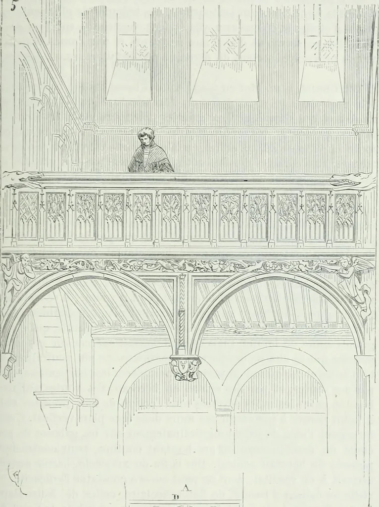 An illustration from Dictionnaire raisonné de l'architecture française du XIe au XVIe siècle, 1875, leaf 280