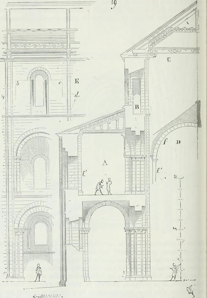 An illustration from Dictionnaire raisonné de l'architecture française du XIe au XVIe siècle, 1875, leaf 311