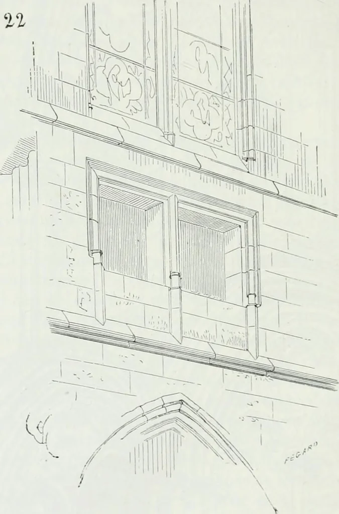 An illustration from Dictionnaire raisonné de l'architecture française du XIe au XVIe siècle, 1875, leaf 315