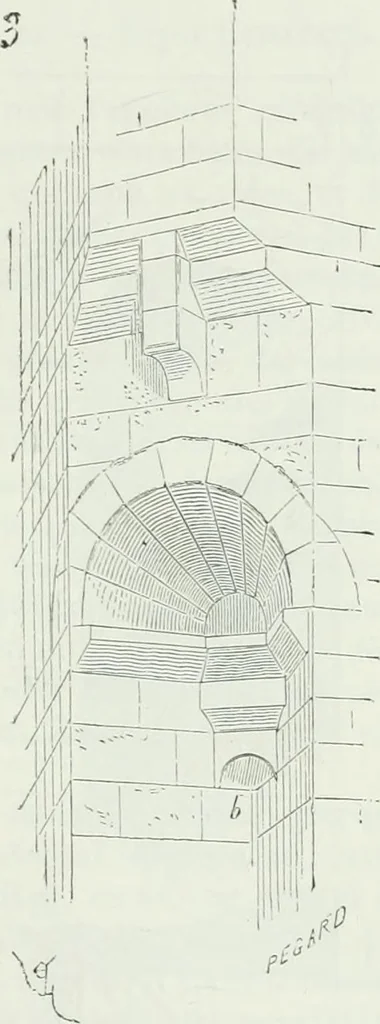 An illustration from Dictionnaire raisonné de l'architecture française du XIe au XVIe siècle, 1875, leaf 322