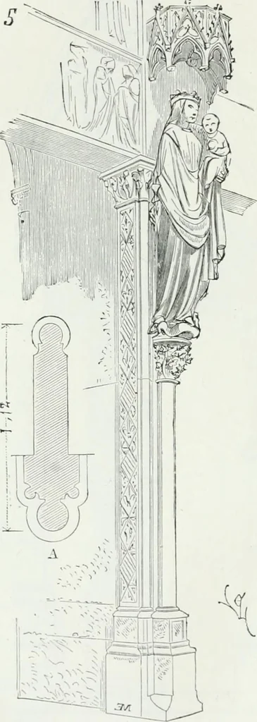 An illustration from Dictionnaire raisonné de l'architecture française du XIe au XVIe siècle, 1875, leaf 329