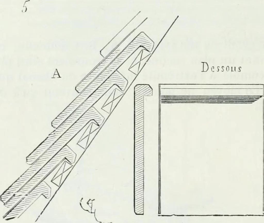 An illustration from Dictionnaire raisonné de l'architecture française du XIe au XVIe siècle, 1875, leaf 335