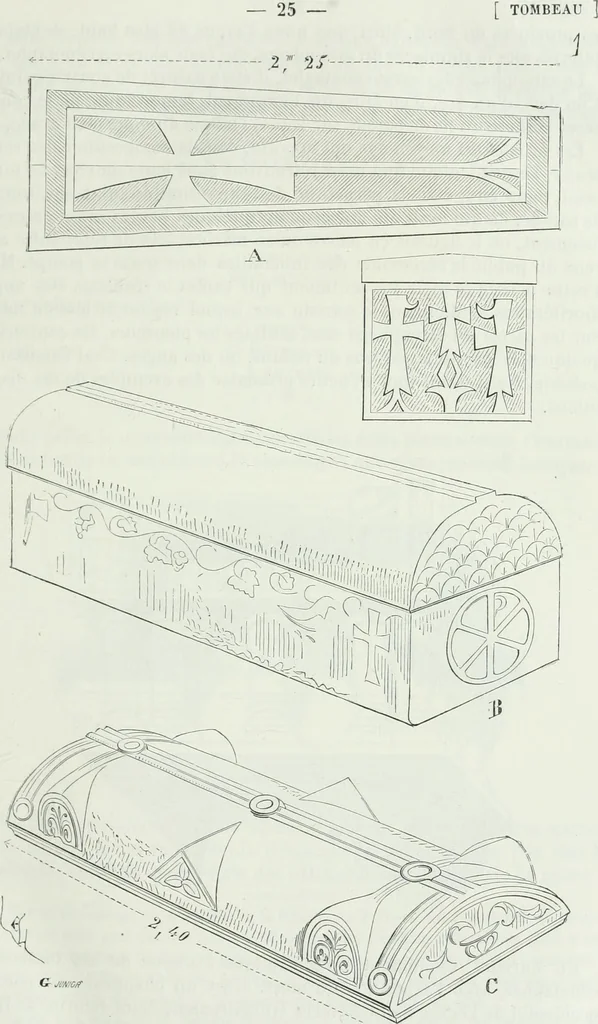 An illustration from Dictionnaire raisonné de l'architecture française du XIe au XVIe siècle, 1875, leaf 34