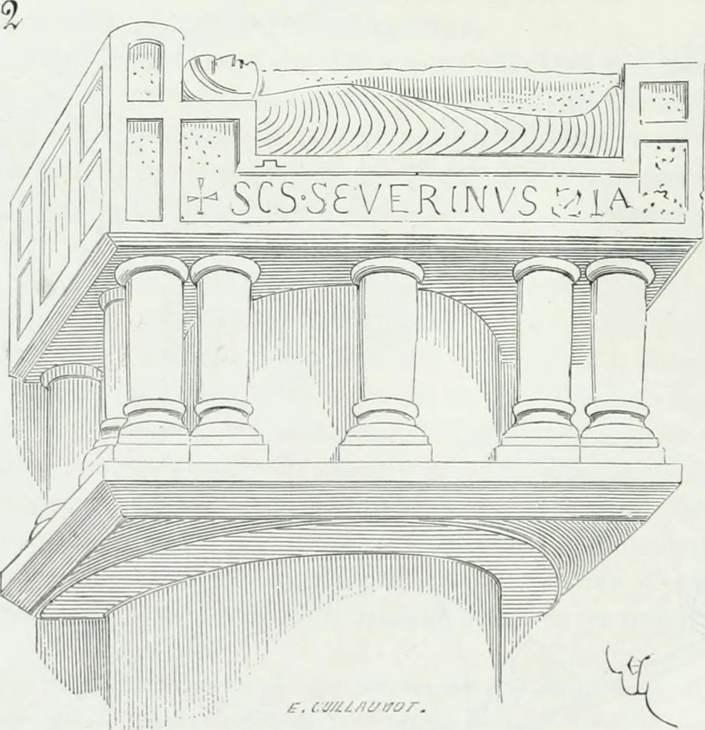 An illustration from Dictionnaire raisonné de l'architecture française du XIe au XVIe siècle, 1875, leaf 35