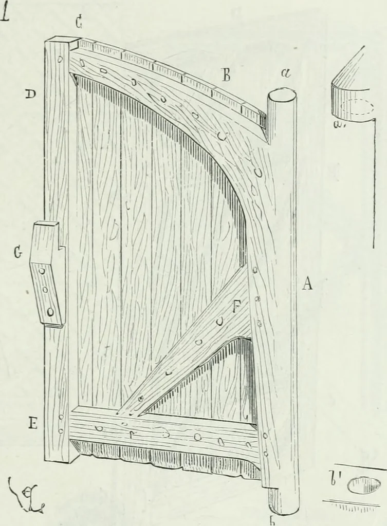 An illustration from Dictionnaire raisonné de l'architecture française du XIe au XVIe siècle, 1875, leaf 356