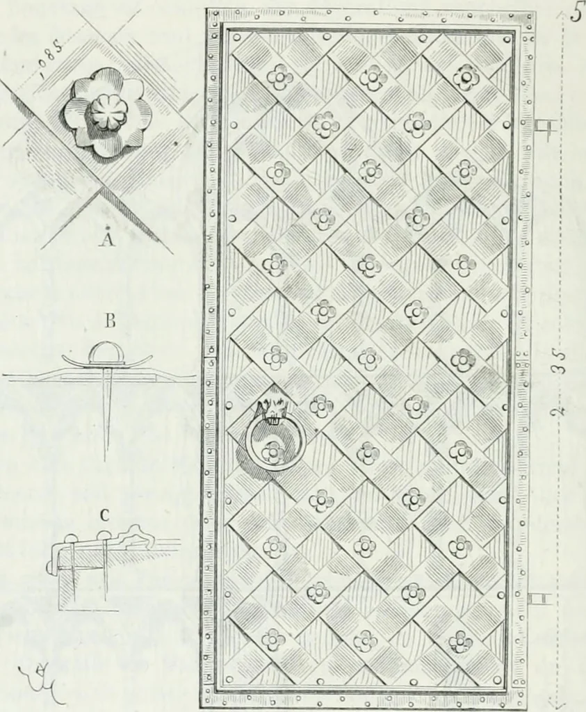 An illustration from Dictionnaire raisonné de l'architecture française du XIe au XVIe siècle, 1875, leaf 361