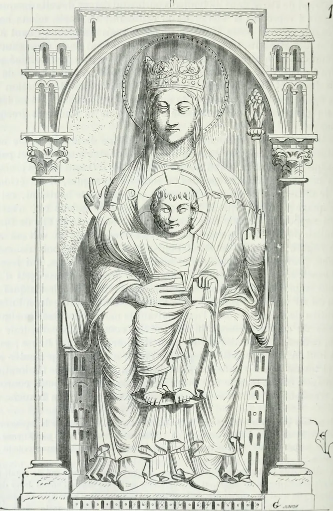 An illustration from Dictionnaire raisonné de l'architecture française du XIe au XVIe siècle, 1875, leaf 375