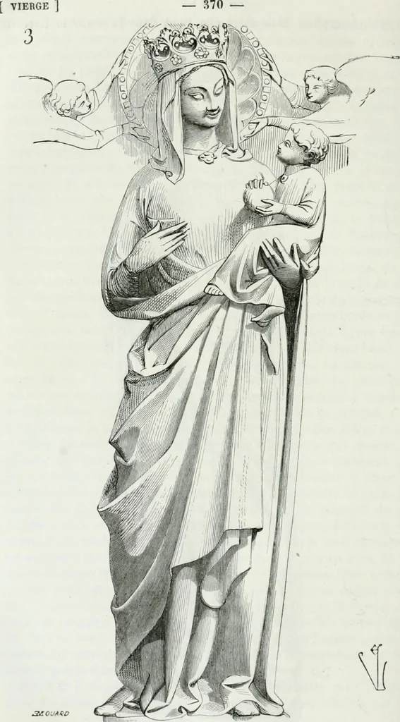An illustration from Dictionnaire raisonné de l'architecture française du XIe au XVIe siècle, 1875, leaf 379