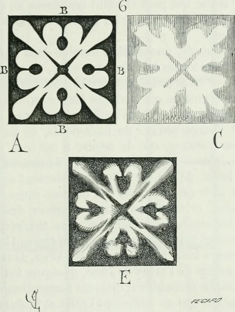An illustration from Dictionnaire raisonné de l'architecture française du XIe au XVIe siècle, 1875, leaf 398