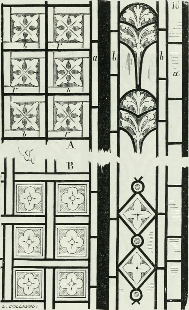 An illustration from Dictionnaire raisonné de l'architecture française du XIe au XVIe siècle, 1875, leaf 410