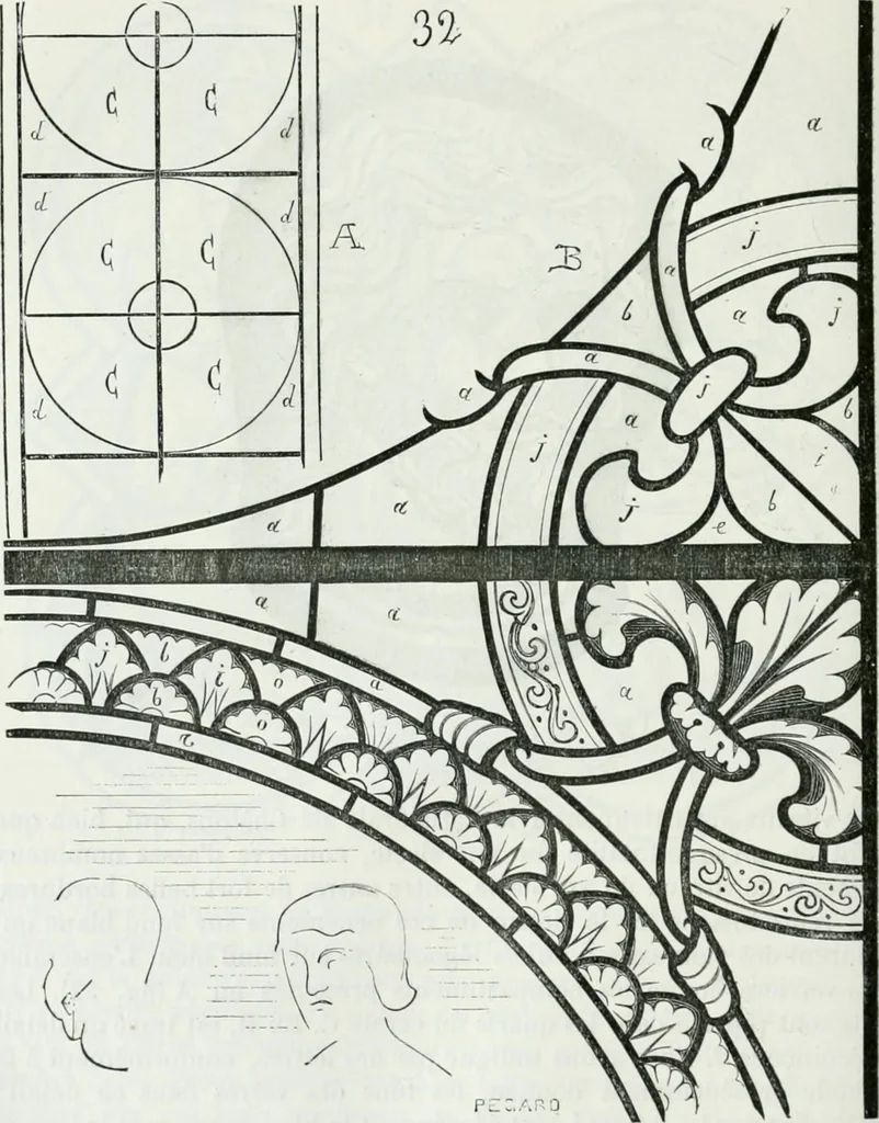 An illustration from Dictionnaire raisonné de l'architecture française du XIe au XVIe siècle, 1875, leaf 443