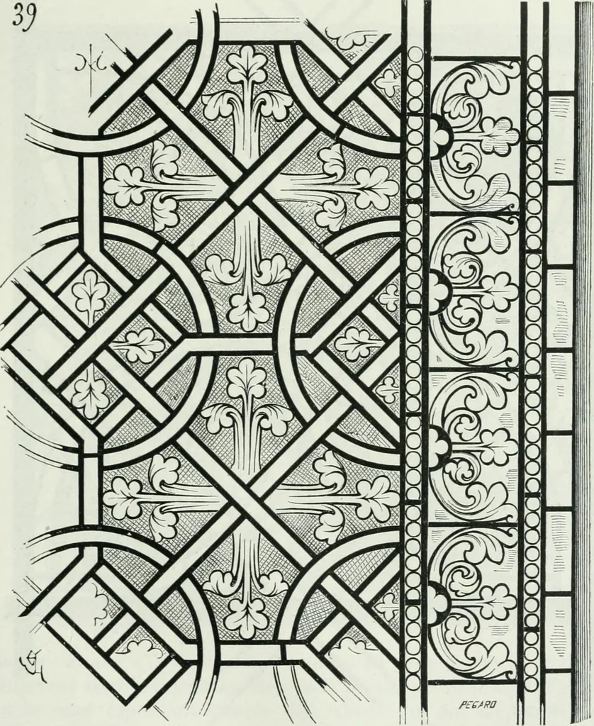 An illustration from Dictionnaire raisonné de l'architecture française du XIe au XVIe siècle, 1875, leaf 458
