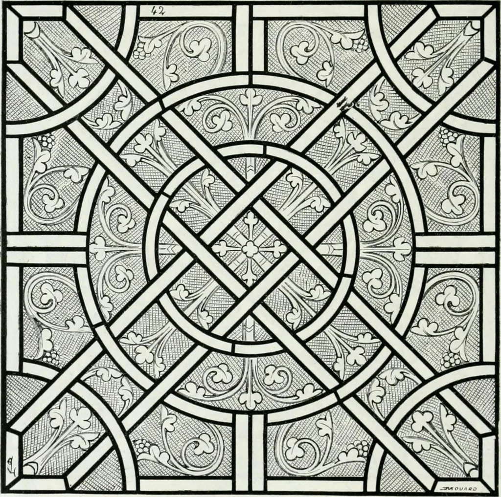 An illustration from Dictionnaire raisonné de l'architecture française du XIe au XVIe siècle, 1875, leaf 461