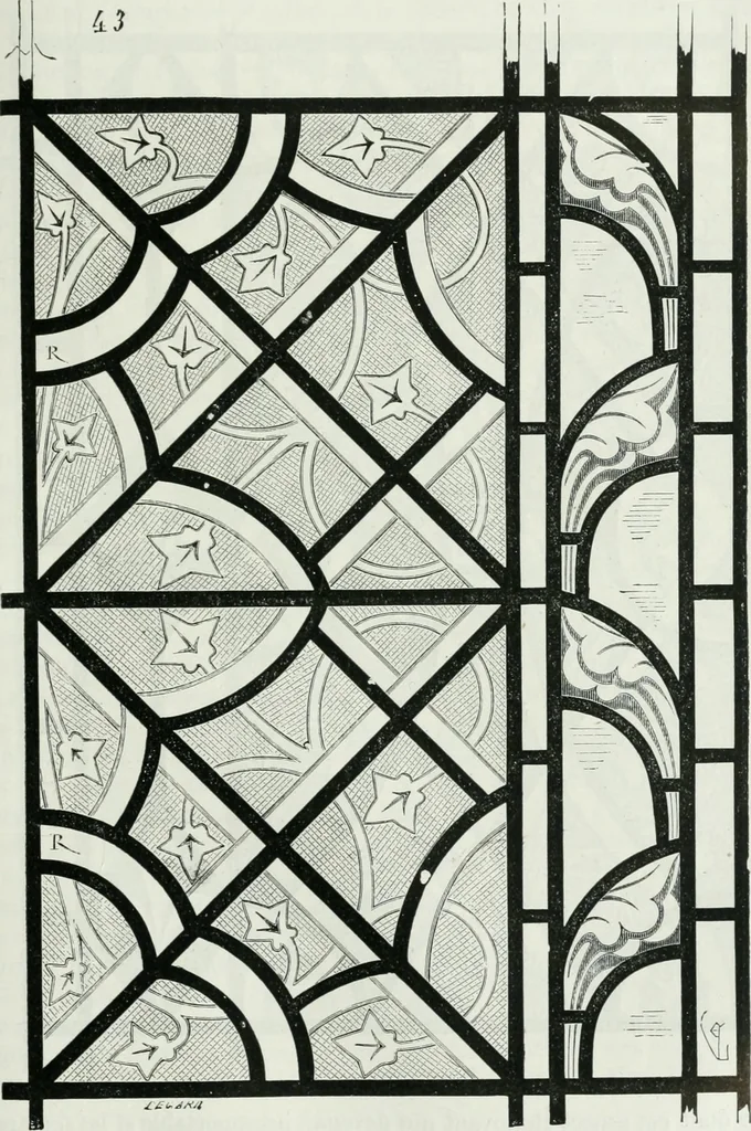 An illustration from Dictionnaire raisonné de l'architecture française du XIe au XVIe siècle, 1875, leaf 462