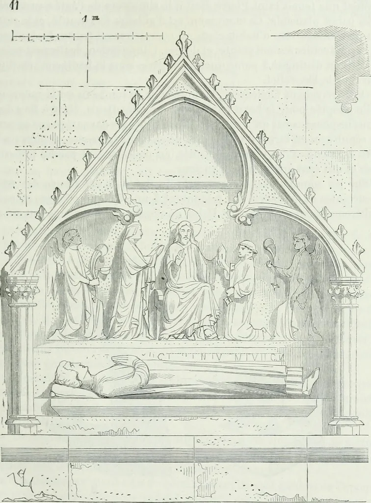 An illustration from Dictionnaire raisonné de l'architecture française du XIe au XVIe siècle, 1875, leaf 48