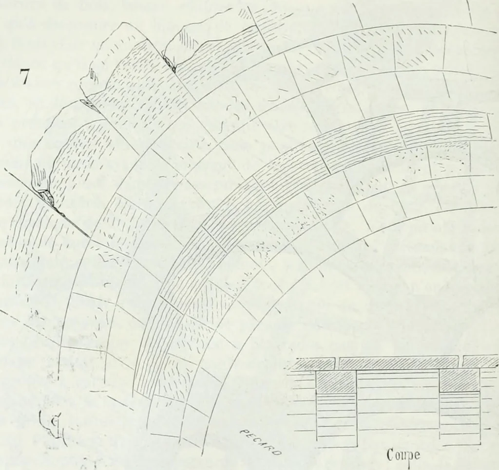 An illustration from Dictionnaire raisonné de l'architecture française du XIe au XVIe siècle, 1875, leaf 487
