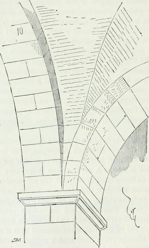 An illustration from Dictionnaire raisonné de l'architecture française du XIe au XVIe siècle, 1875, leaf 493