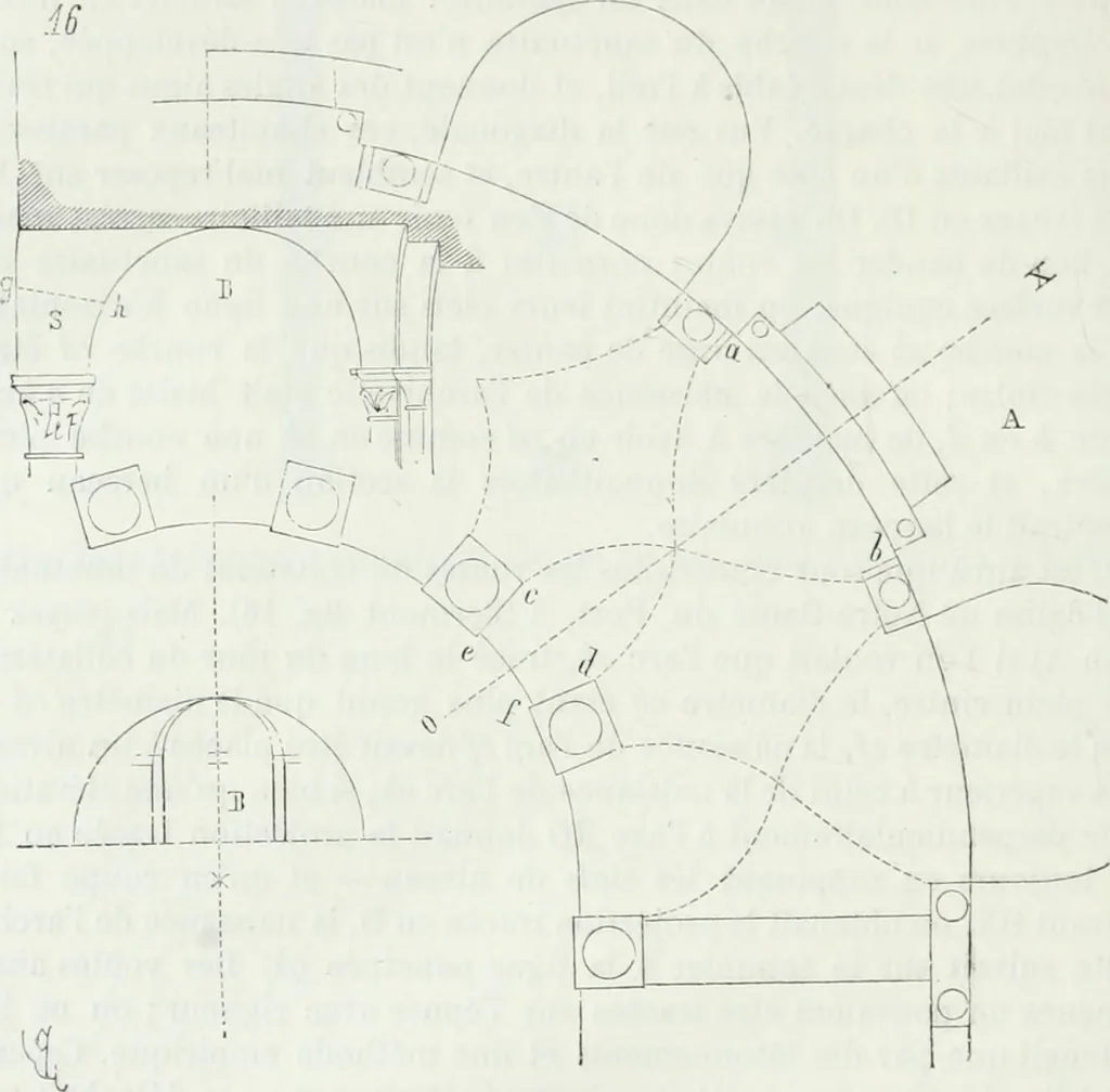 An illustration from Dictionnaire raisonné de l'architecture française du XIe au XVIe siècle, 1875, leaf 501