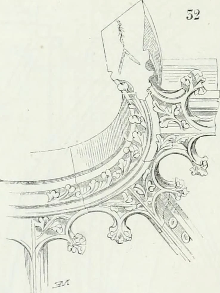 An illustration from Dictionnaire raisonné de l'architecture française du XIe au XVIe siècle, 1875, leaf 529