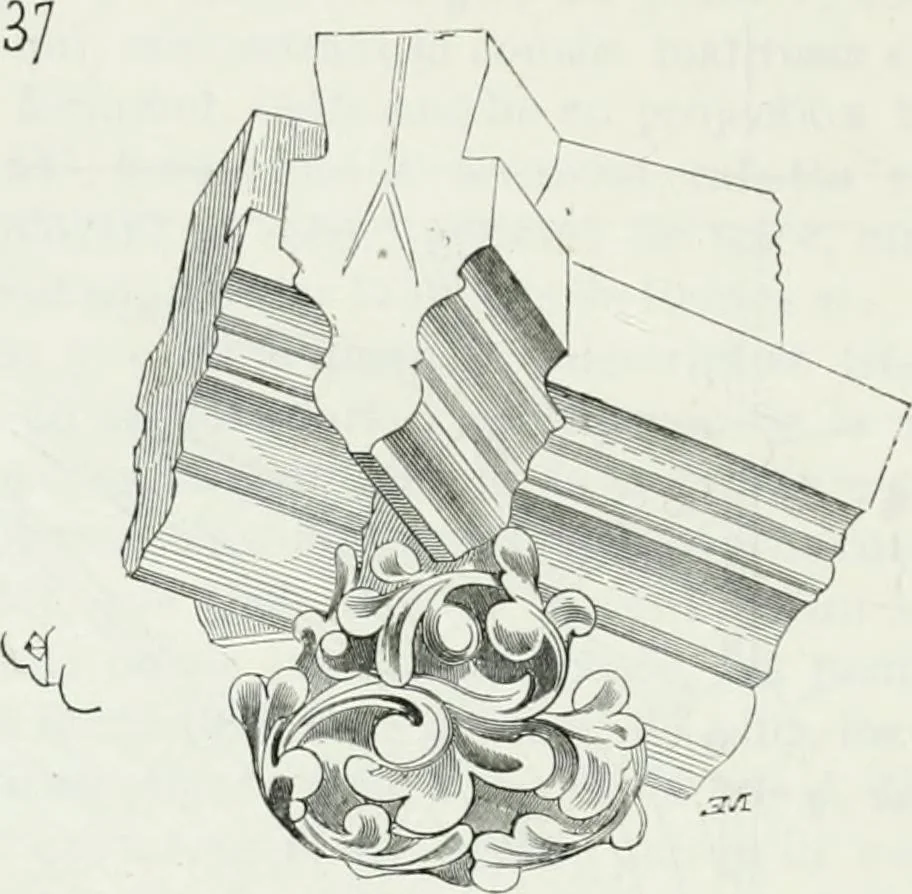 An illustration from Dictionnaire raisonné de l'architecture française du XIe au XVIe siècle, 1875, leaf 539