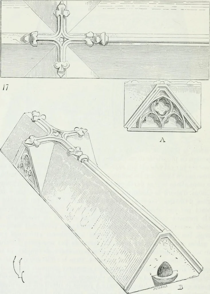 An illustration from Dictionnaire raisonné de l'architecture française du XIe au XVIe siècle, 1875, leaf 55