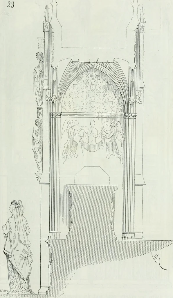 An illustration from Dictionnaire raisonné de l'architecture française du XIe au XVIe siècle, 1875, leaf 62