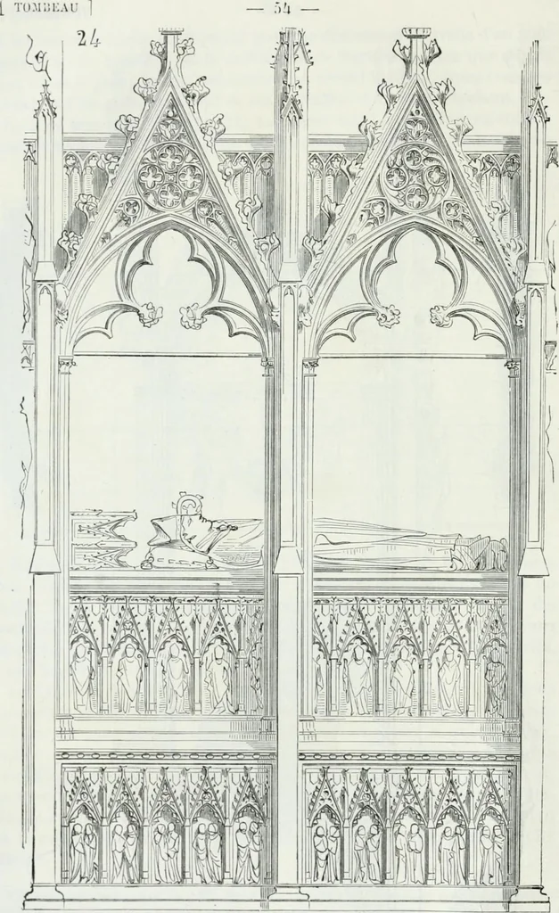 An illustration from Dictionnaire raisonné de l'architecture française du XIe au XVIe siècle, 1875, leaf 63