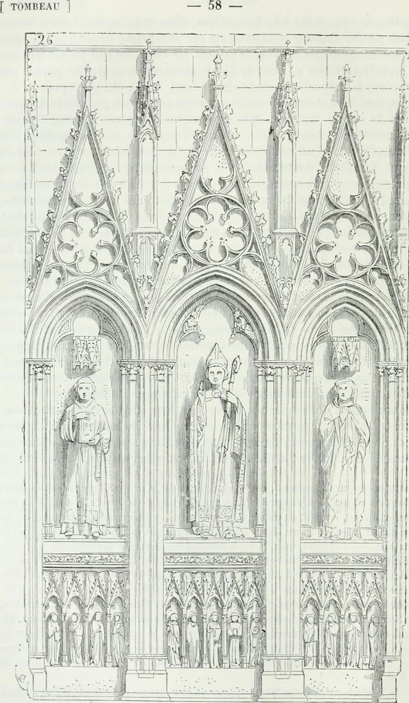 An illustration from Dictionnaire raisonné de l'architecture française du XIe au XVIe siècle, 1875, leaf 67