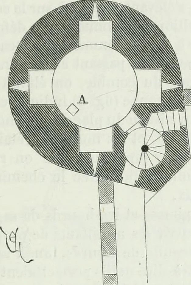 An illustration from Dictionnaire raisonné de l'architecture française du XIe au XVIe siècle, 1875, leaf 86