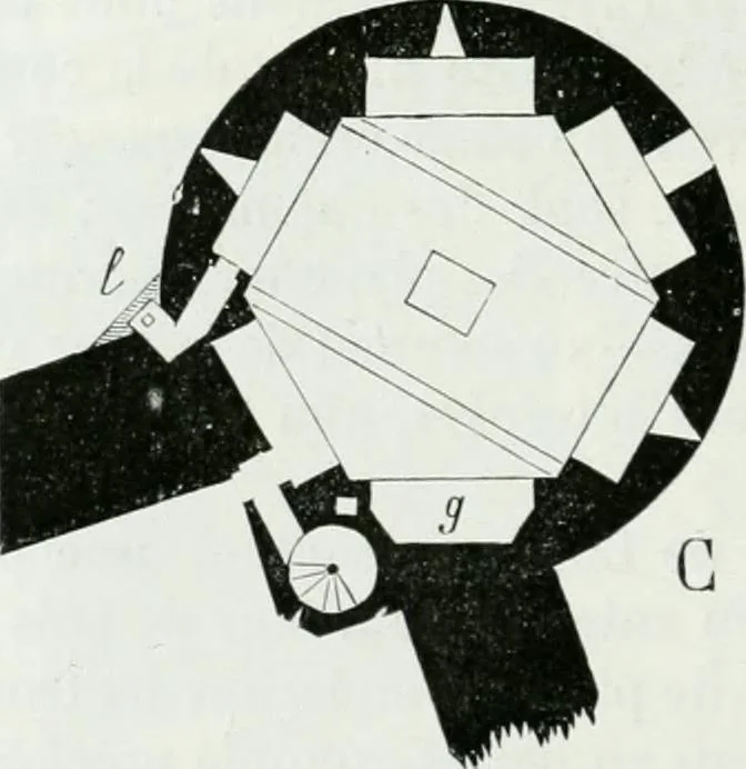 An illustration from Dictionnaire raisonné de l'architecture française du XIe au XVIe siècle, 1875, leaf 91