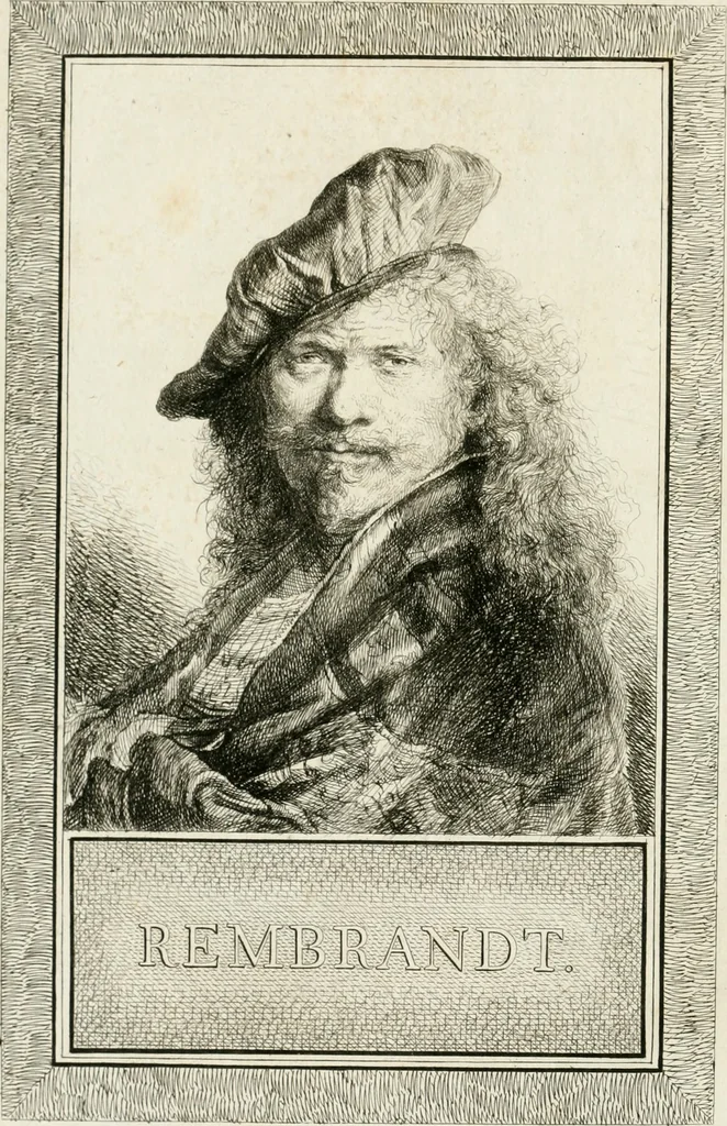 An illustration from Catalogue raisonné de toutes les estampes qui forment l'oeuvre de Rembrandt, et ceux de ses principaux imitateurs, 1797, leaf 5