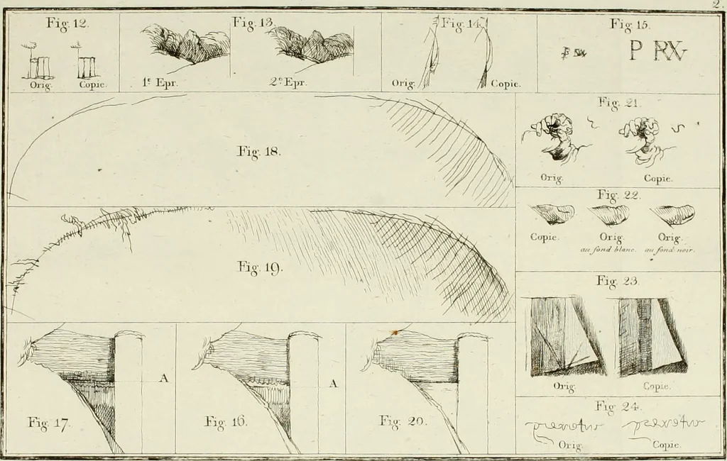 An illustration from Catalogue raisonné de toutes les estampes qui forment l'oeuvre de Rembrandt, et ceux de ses principaux imitateurs, 1797, leaf 569