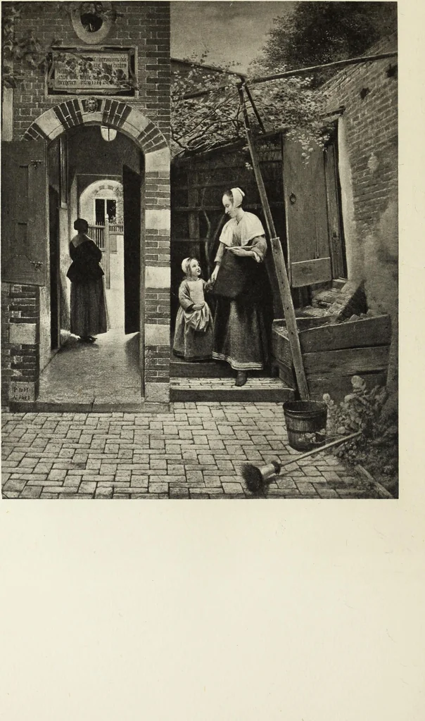 An illustration from A catalogue raisonné of the works of the most eminent Dutch, Flemish, and French painters; in which is included a short biographical notice of the artists, with a copious description of their principal pictures; a statement of the prices at which such pictures have been sold at public sales on the continent and in England; a reference to the galleries and private collections, in which a large portion are at present; and the names of the artists by whom they have been engraved; to which is added, a brief notice of the scholars & imitators of the great masters of the above schools:, 1829, leaf 279