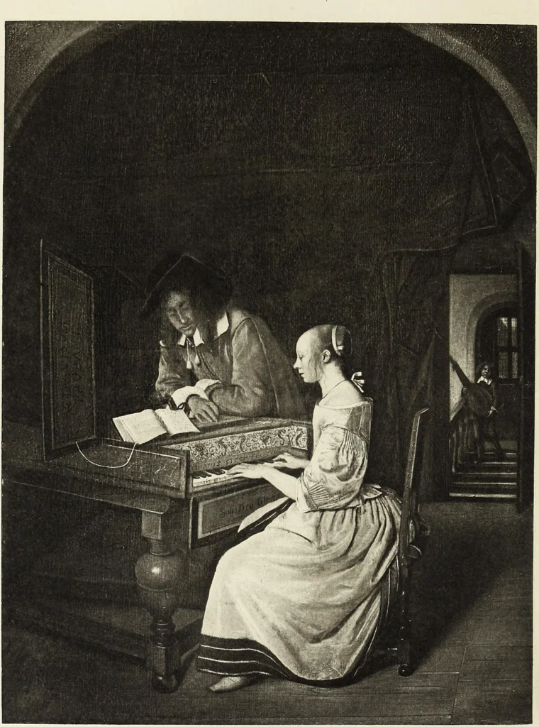 An illustration from A catalogue raisonné of the works of the most eminent Dutch, Flemish, and French painters; in which is included a short biographical notice of the artists, with a copious description of their principal pictures; a statement of the prices at which such pictures have been sold at public sales on the continent and in England; a reference to the galleries and private collections, in which a large portion are at present; and the names of the artists by whom they have been engraved; to which is added, a brief notice of the scholars & imitators of the great masters of the above schools:, 1829, leaf 65