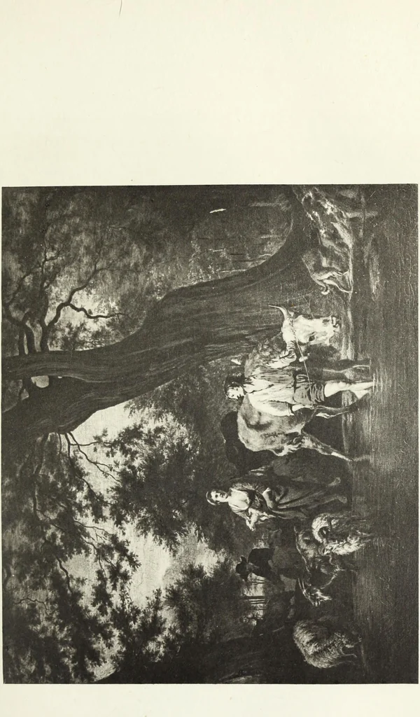 An illustration from A catalogue raisonné of the works of the most eminent Dutch, Flemish, and French painters; in which is included a short biographical notice of the artists, with a copious description of their principal pictures; a statement of the prices at which such pictures have been sold at public sales on the continent and in England; a reference to the galleries and private collections, in which a large portion are at present; and the names of the artists by whom they have been engraved; to which is added, a brief notice of the scholars & imitators of the great masters of the above schools:, 1829, leaf 192