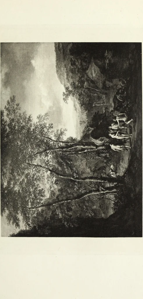 An illustration from A catalogue raisonné of the works of the most eminent Dutch, Flemish, and French painters; in which is included a short biographical notice of the artists, with a copious description of their principal pictures; a statement of the prices at which such pictures have been sold at public sales on the continent and in England; a reference to the galleries and private collections, in which a large portion are at present; and the names of the artists by whom they have been engraved; to which is added, a brief notice of the scholars & imitators of the great masters of the above schools:, 1829, leaf 246