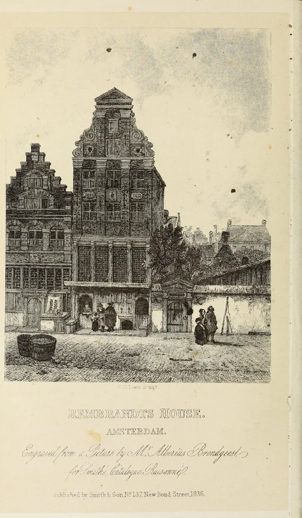 An illustration from A catalogue raisonné of the works of the most eminent Dutch, Flemish, and French painters; in which is included a short biographical notice of the artists, with a copious description of their principal pictures; a statement of the prices at which such pictures have been sold at public sales on the continent and in England; a reference to the galleries and private collections, in which a large portion are at present; and the names of the artists by whom they have been engraved; to which is added, a brief notice of the scholars & imitators of the great masters of the above schools:, 1829, leaf 15