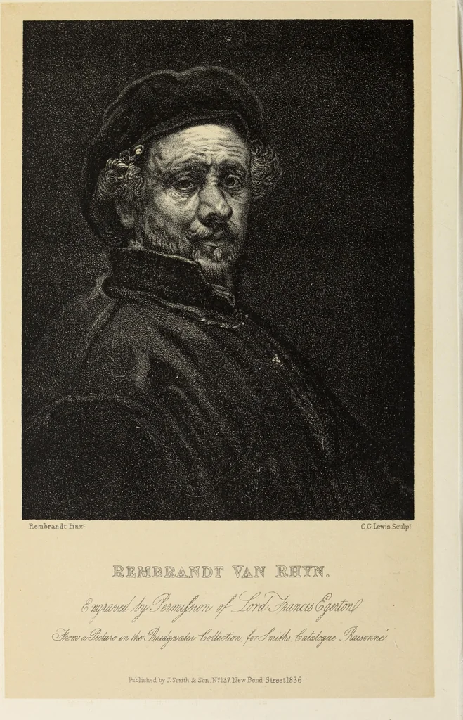An illustration from A catalogue raisonné of the works of the most eminent Dutch, Flemish, and French painters; in which is included a short biographical notice of the artists, with a copious description of their principal pictures; a statement of the prices at which such pictures have been sold at public sales on the continent and in England; a reference to the galleries and private collections, in which a large portion are at present; and the names of the artists by whom they have been engraved; to which is added, a brief notice of the scholars & imitators of the great masters of the above schools:, 1829, leaf 7